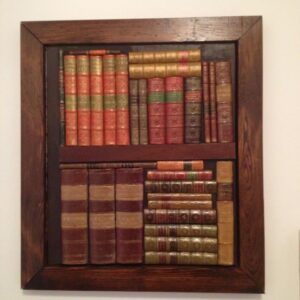 Pannello copri contatore luce con cornice in legno